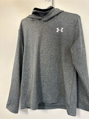 Under Armour Gray Heather Lightweight Performance Hoodie